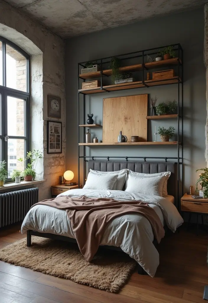 27 Bedroom Cub Board Interior Design Ideas That Feel Organized and Clean - 2. Industrial Chic