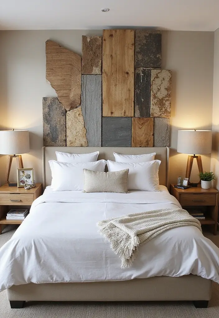 28 Simple Bedroom Design Modern Ideas That Feel Clean and Calm - 27. Creative Headboards