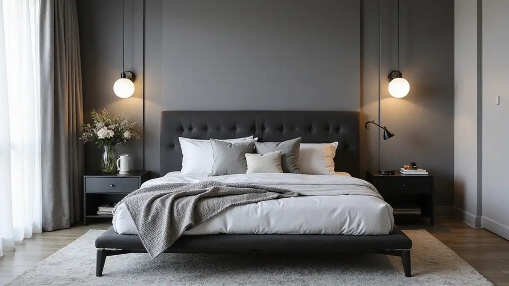 29 Black White Grey Bedroom Designs That Look Sleek & Balanced