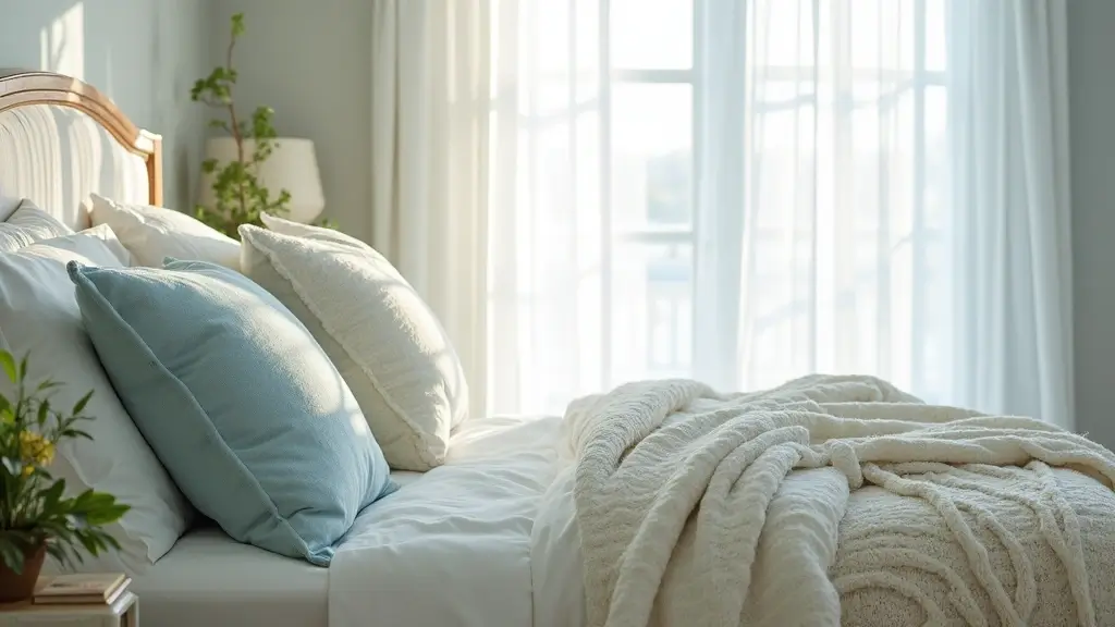 29 Cream and Blue Bedroom Designs That Are Soft & Dreamy