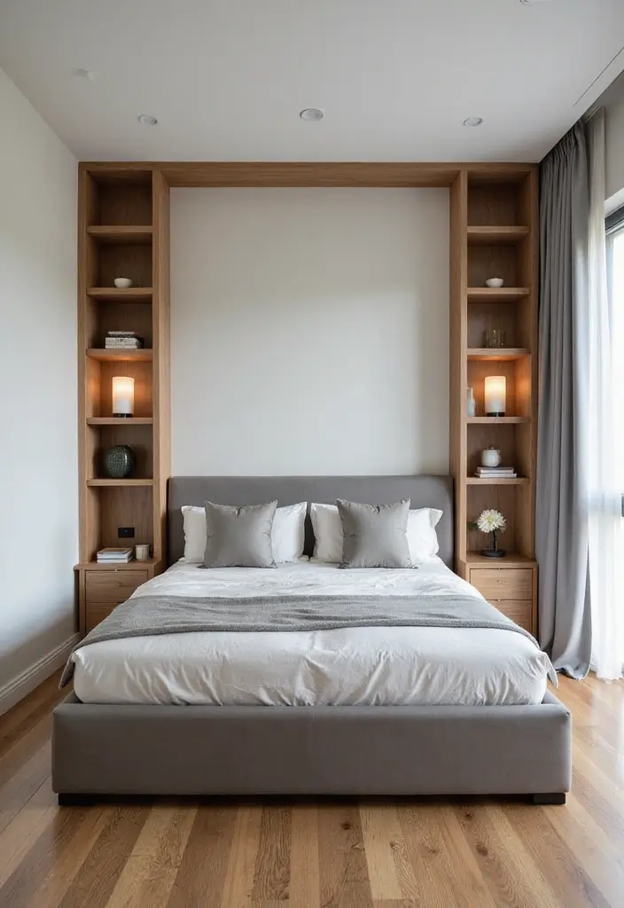 29 Wall Drop Design Bedroom Ideas That Look Sleek and Modern - 21. Built-in Wall Bed