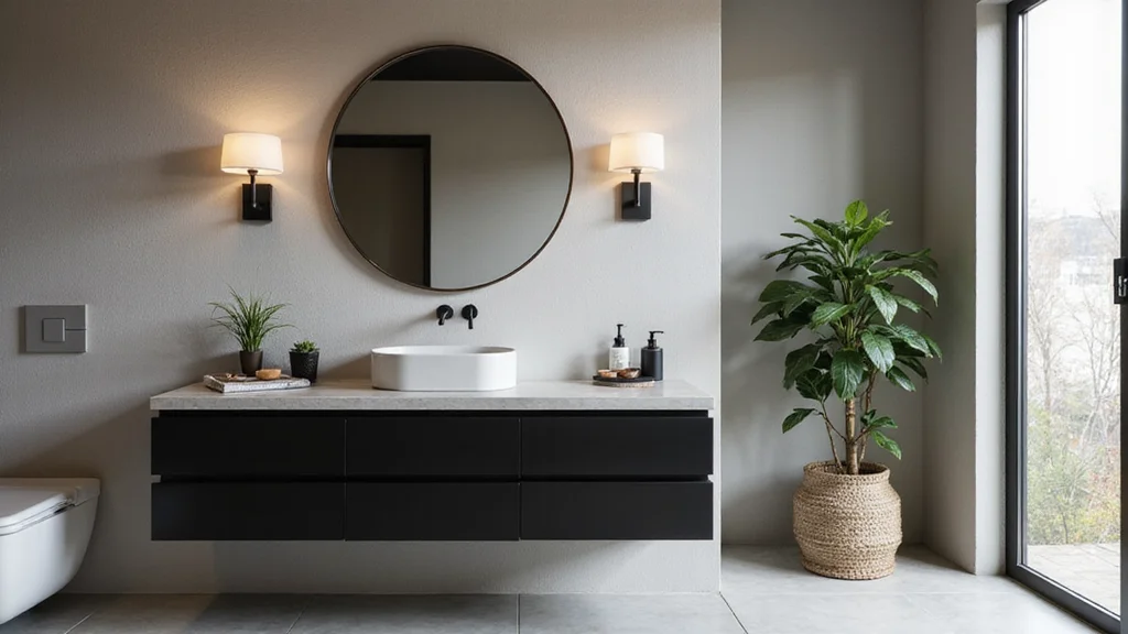 14 Black Vanity Bathroom Ideas With Modern Edge