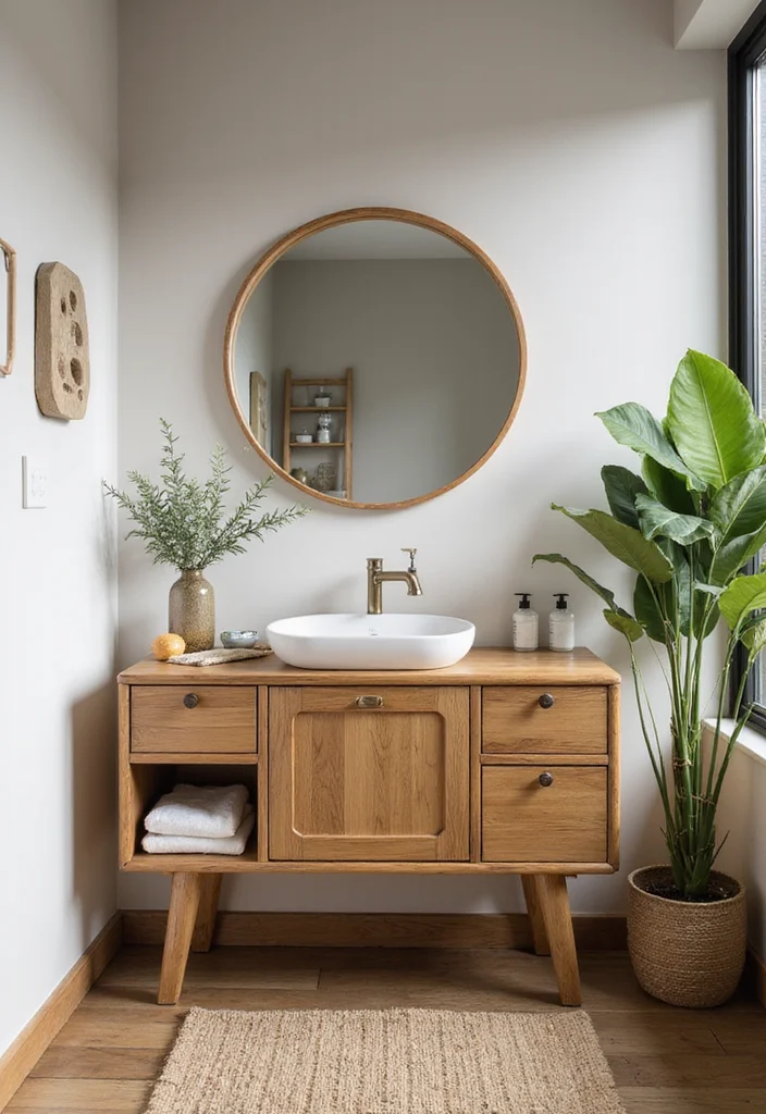 14 Boho Bathroom Vanity Ideas With Free Spirit Style - 12. Sustainable Materials