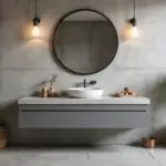 14 Concrete Wall Bathroom Ideas With Modern Style