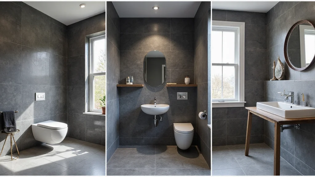14 Dark Grey Tile Bathroom Ideas With Modern Mood