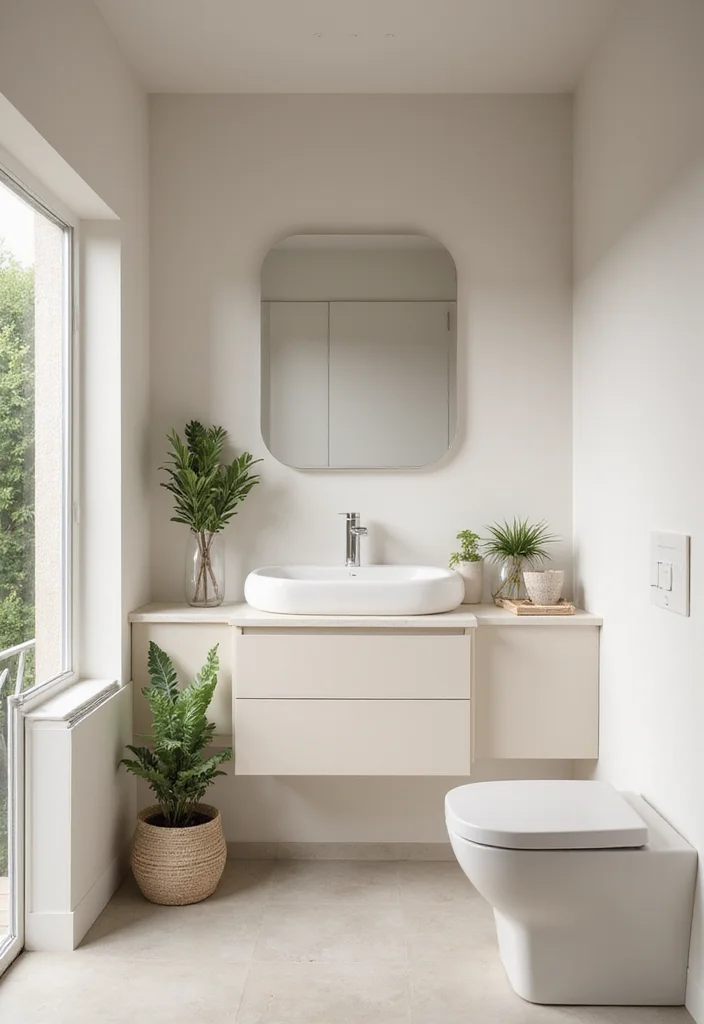 14 Minimalist Bathroom Vanity Ideas For Clean Living - 6. Minimalistic Color Palettes