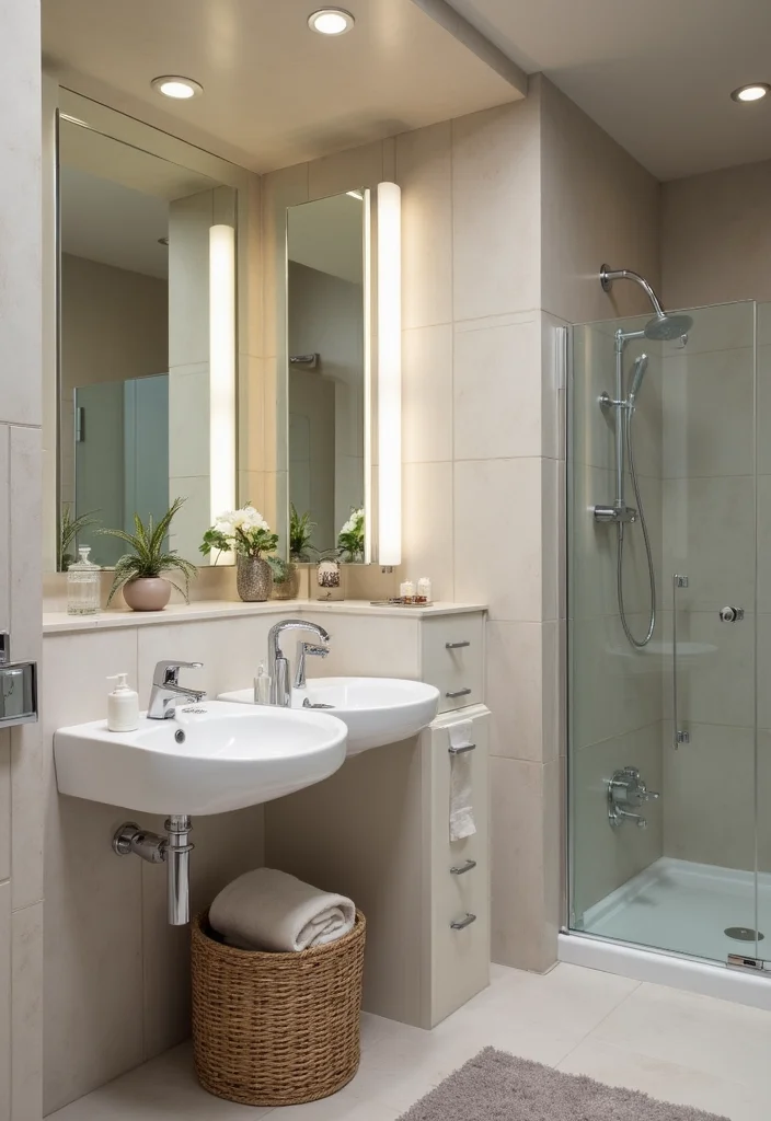 14 Minimalist Bathroom Vanity Ideas For Clean Living - 7. Compact Vanities for Small Spaces