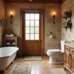 14 Rustic Bathroom Tile Ideas With Cozy Charm