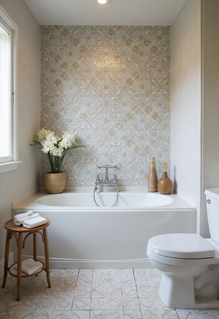 14 Textured Tile Bathroom Ideas With Depth - 6. Mosaic Tile Patterns