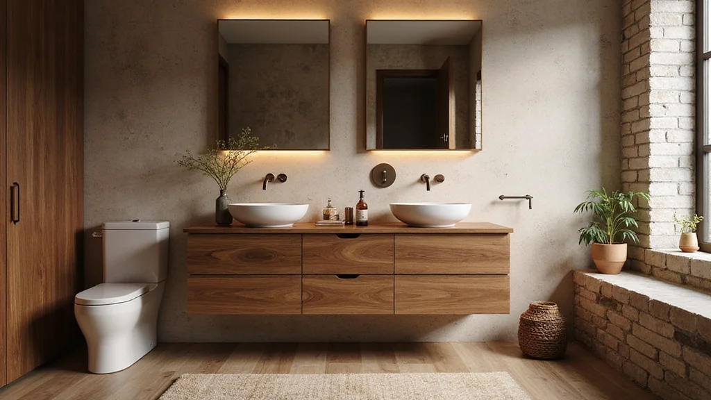 14 Walnut Vanity Bathroom Ideas With Warm Texture