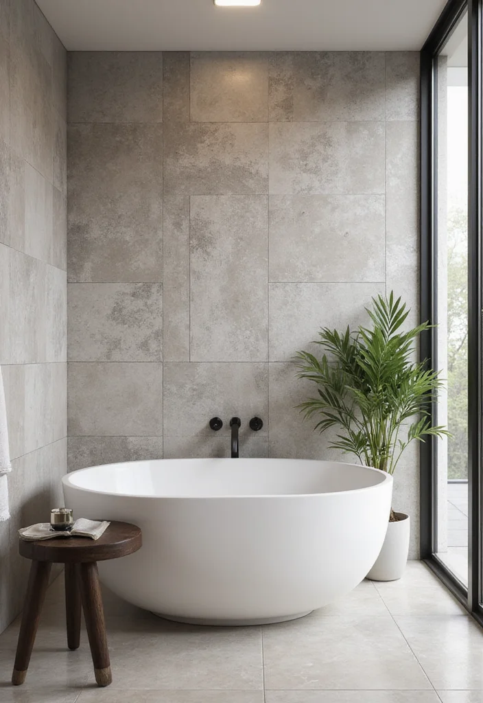 16 Modern Tile Bathroom Ideas for Stylish Homes - 4. Textured Wall Tiles