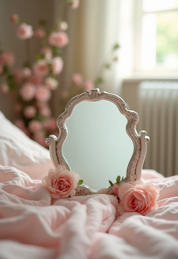 26 Mirror Design for Bedroom Ideas That Add Light and Style - 23. Petal-Shaped Mirrors