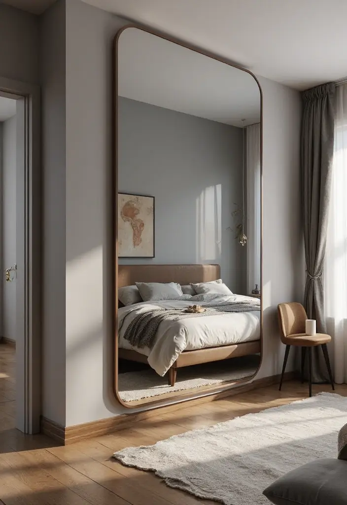 26 Mirror Design for Bedroom Ideas That Add Light and Style - 26. Smart Mirrors