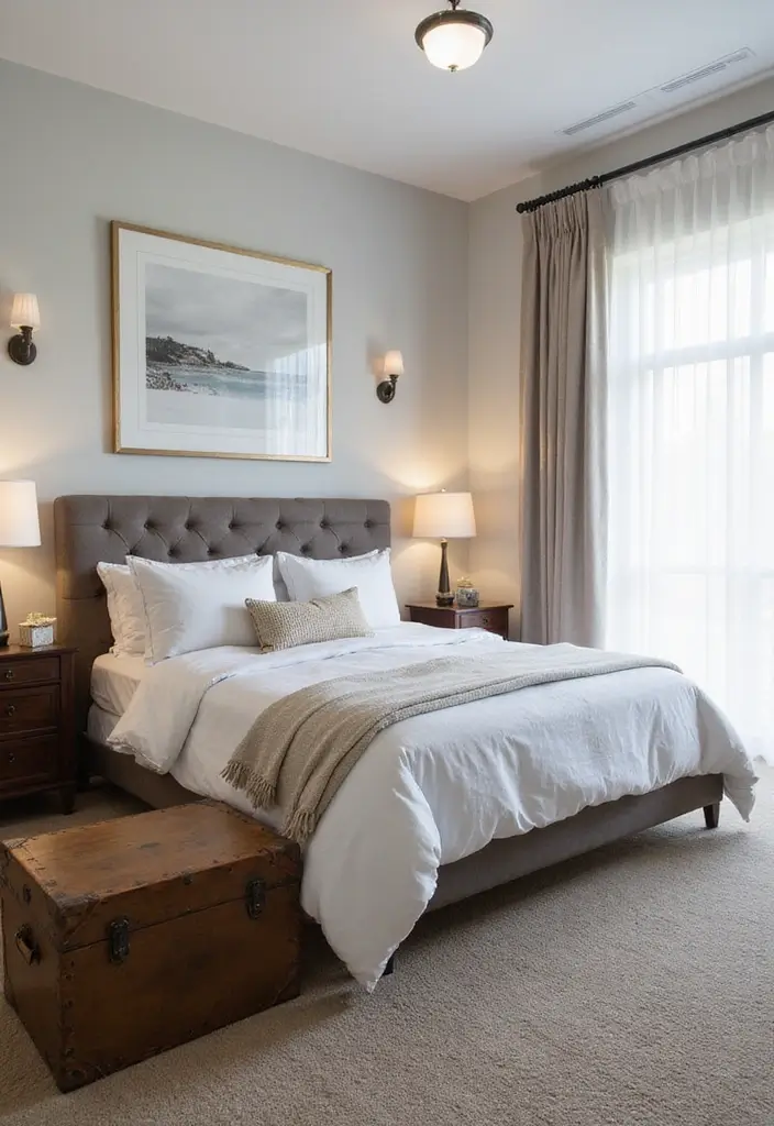 26 Modern Home Interior Design Bedroom Ideas That Feel Sleek and Elegant - 20. Vintage Accents