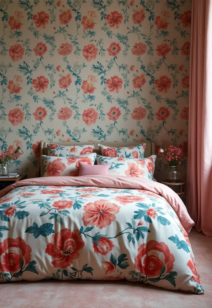 26 Modern Home Interior Design Bedroom Ideas That Feel Sleek and Elegant - 26. Embracing Bold Patterns