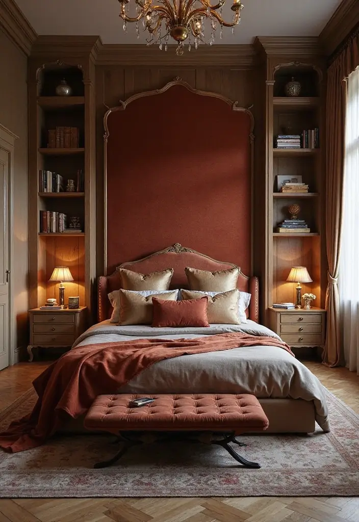 27 Bedroom Cub Board Interior Design Ideas That Feel Organized and Clean - 15. Luxurious Textiles