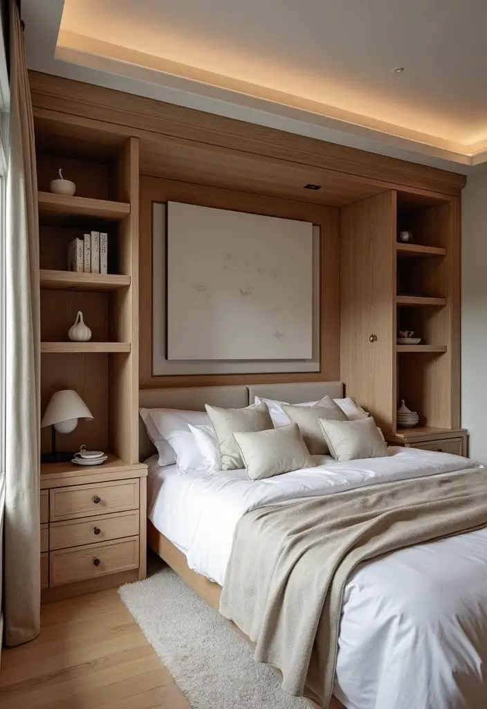 27 Bedroom Cub Board Interior Design Ideas That Feel Organized and Clean - 21. Custom Built-ins