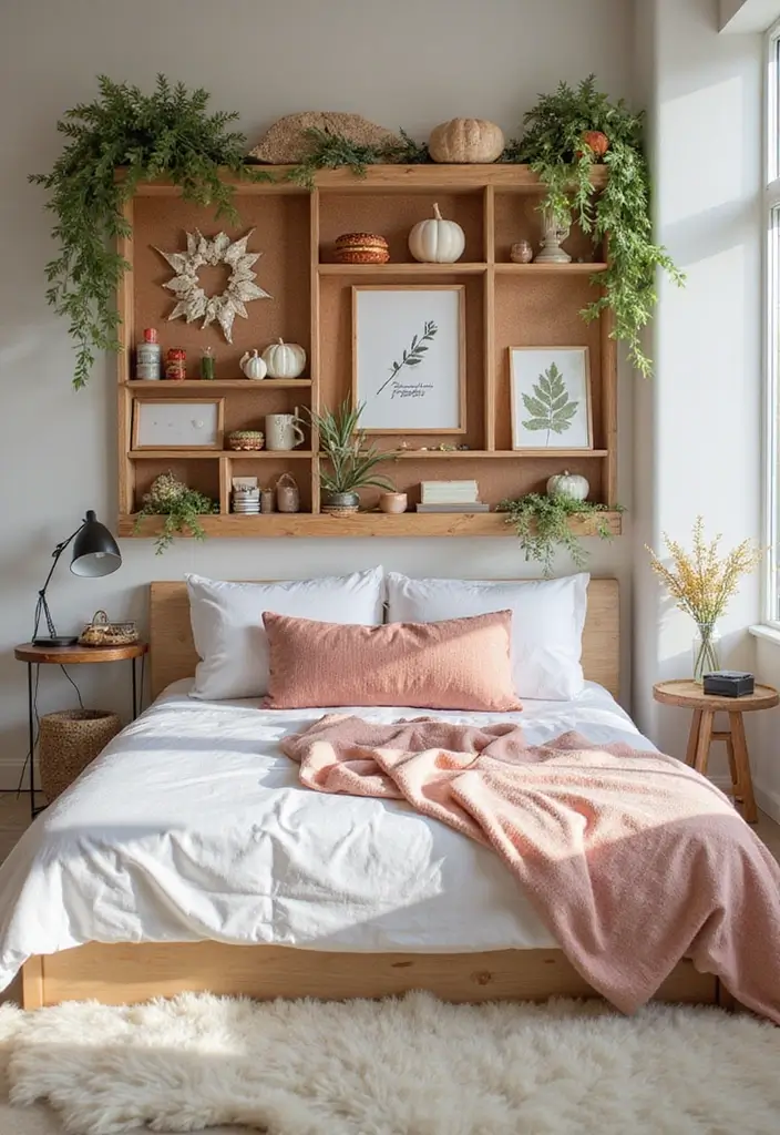 27 Bedroom Cub Board Interior Design Ideas That Feel Organized and Clean - 27. Seasonal Decor Rotation