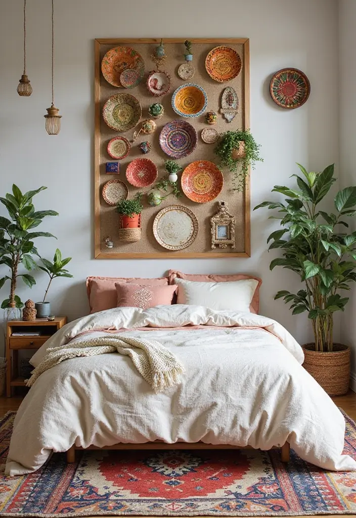 27 Bedroom Cub Board Interior Design Ideas That Feel Organized and Clean - 3. Bohemian Vibes