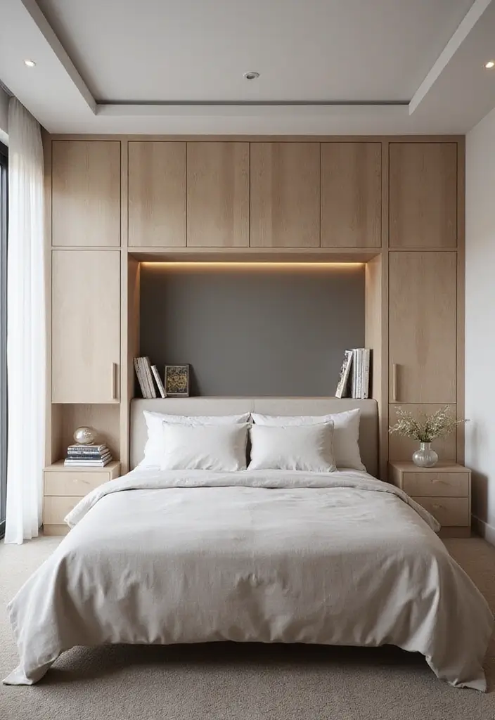 27 Bedroom Cub Board Interior Design Ideas That Feel Organized and Clean - 4. Contemporary Clean Lines