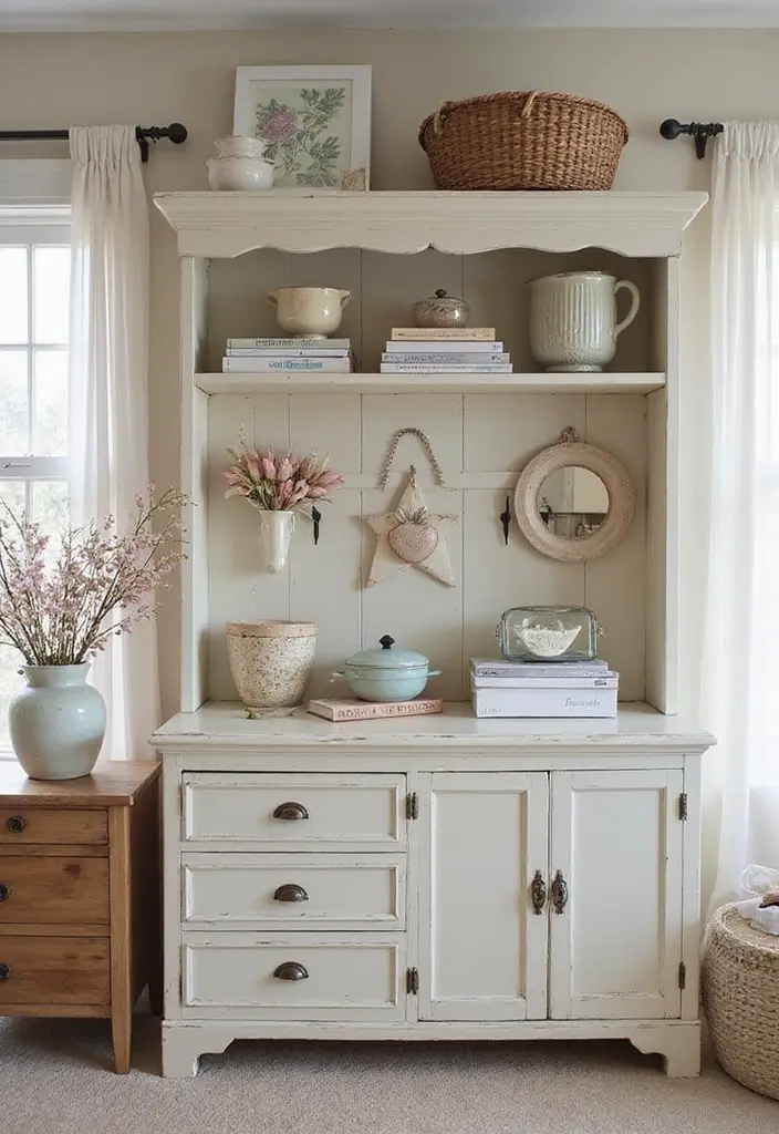 27 Bedroom Cub Board Interior Design Ideas That Feel Organized and Clean - 5. Vintage Charm