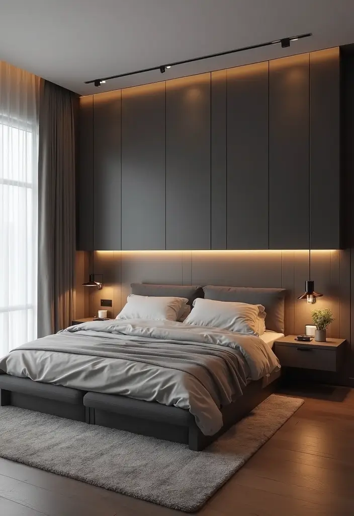 27 Bedroom Cub Board Interior Design Ideas That Feel Organized and Clean - 8. Smart Technology Integration