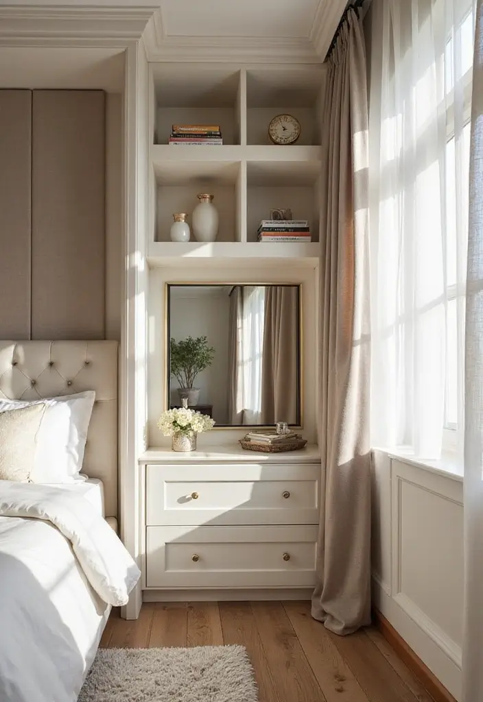 27 Bedroom Cub Board Interior Design Ideas That Feel Organized and Clean - 9. Mirrored Surfaces