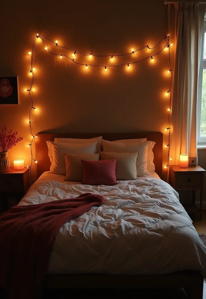 27 Birthday Bedroom Decorations for Him Ideas That Feel Romantic and Thoughtful - 1. Cozy Ambient Lighting