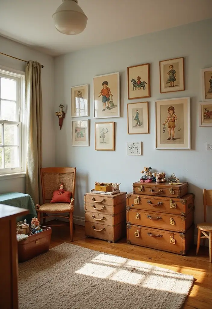 27 Children Bedroom Design for Kids That Are Playful and Smart - 5. Vintage Toy Room