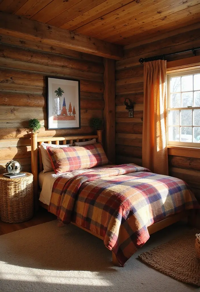 27 Children Bedroom Design for Kids That Are Playful and Smart - 9. Cozy Cabin Retreat