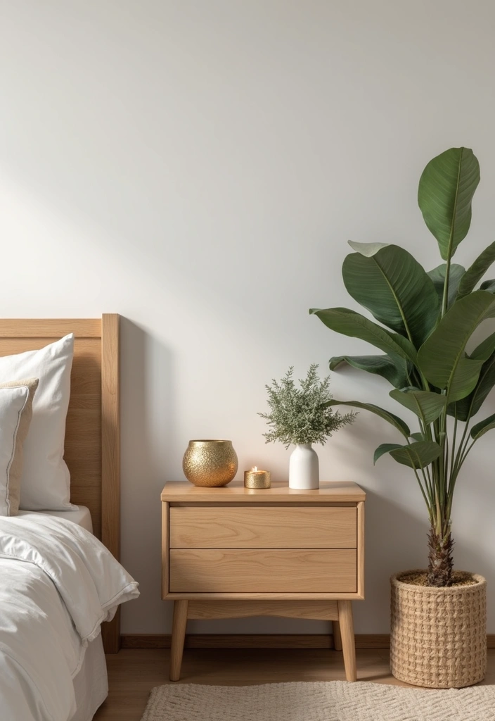 27 Cream and Beige Bedroom Ideas That Are Calm & Timeless - 14. Simple Yet Stylish Nightstands