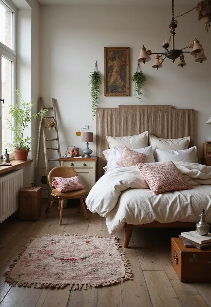 27 Girl Bedroom Designs Small Room Ideas That Feel Pretty and Functional - 14. Vintage Finds