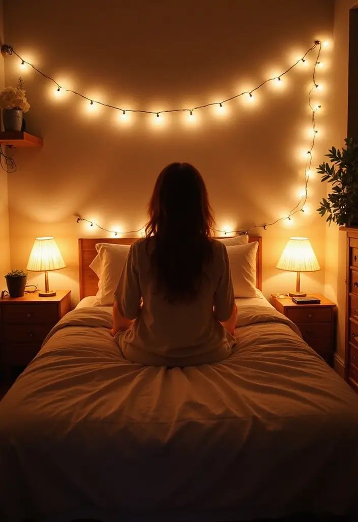 27 Girl Bedroom Designs Small Room Ideas That Feel Pretty and Functional - 22. Soft Lighting Solutions