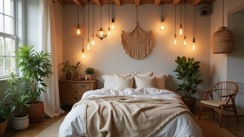 27 Hanging Lights in Bedroom Ideas That Add a Dreamy Glow