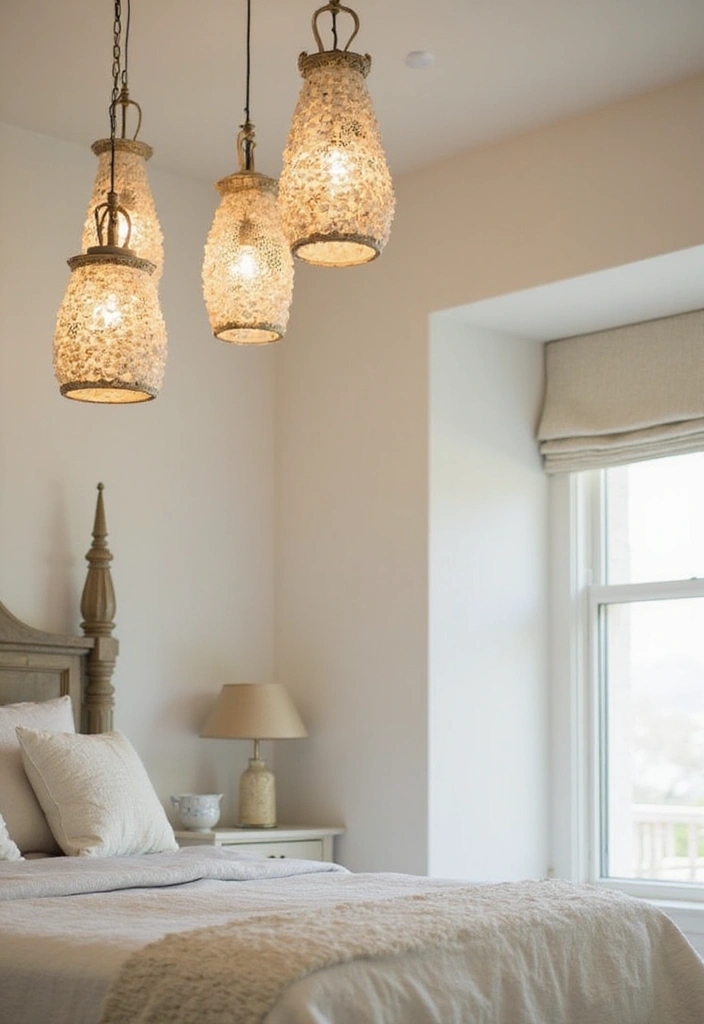 27 Ocean Themed Bedroom for Teens Ideas That Feel Calm and Coastal - 11. Beachy Lighting Fixtures