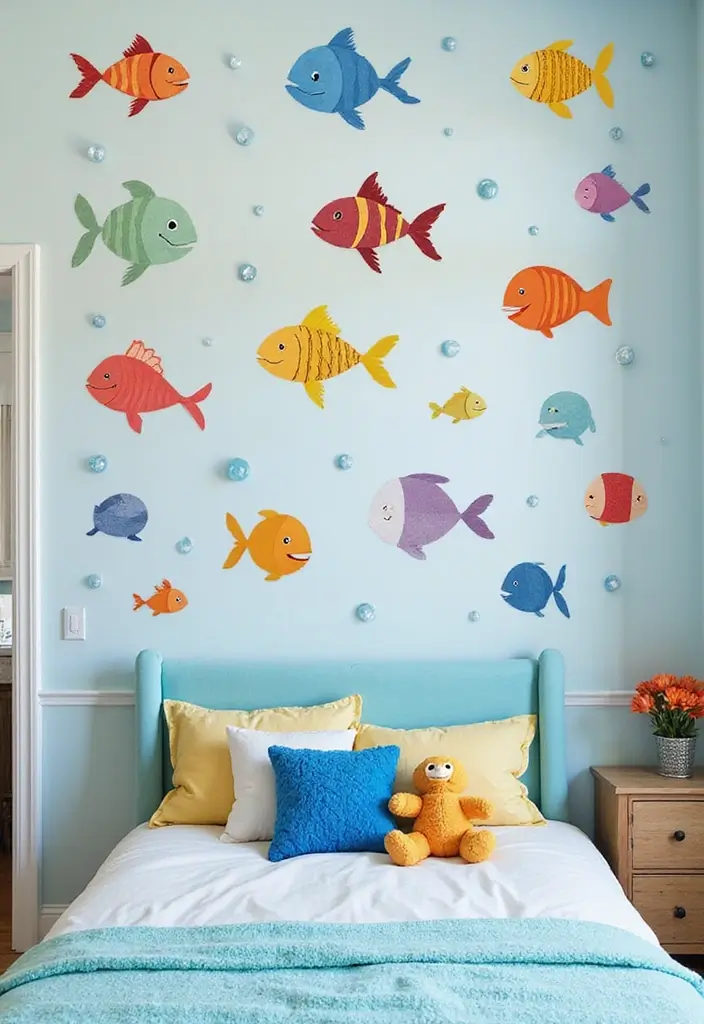27 Ocean Themed Bedroom for Teens Ideas That Feel Calm and Coastal - 12. Under the Sea Theme