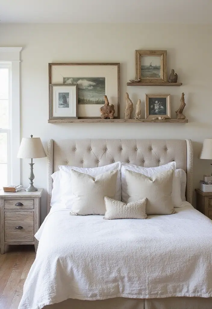 27 Ocean Themed Bedroom for Teens Ideas That Feel Calm and Coastal - 13. Driftwood Accents