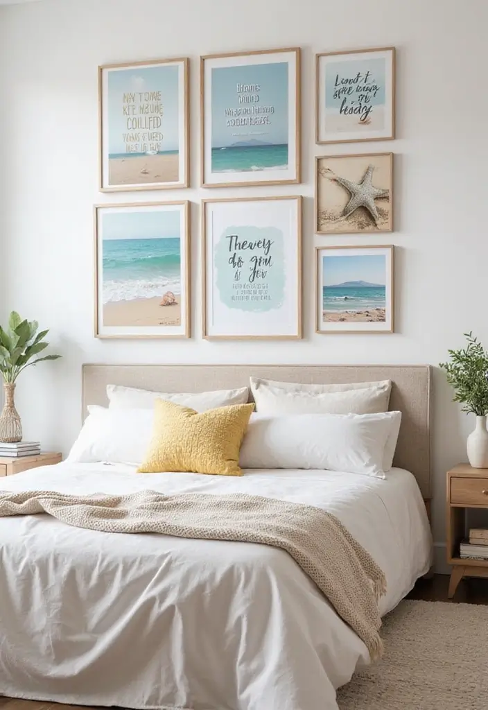 27 Ocean Themed Bedroom for Teens Ideas That Feel Calm and Coastal - 15. Beachy Wall Quotes