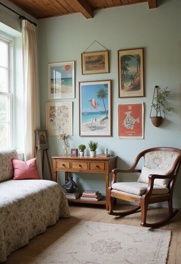 27 Ocean Themed Bedroom for Teens Ideas That Feel Calm and Coastal - 16. Vintage Beach Decor