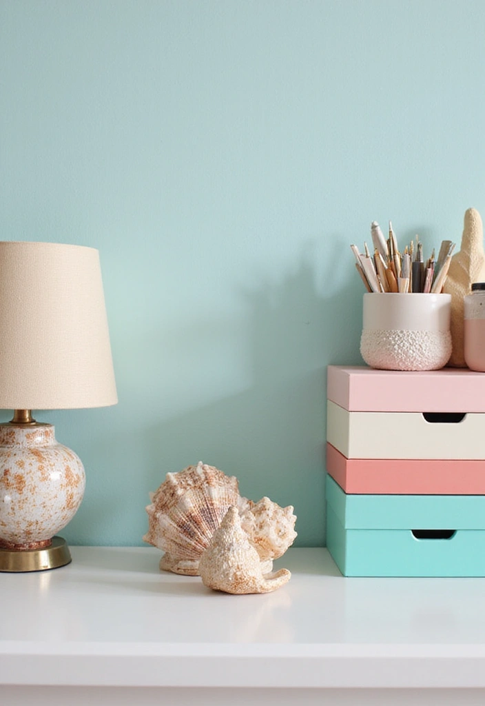 27 Ocean Themed Bedroom for Teens Ideas That Feel Calm and Coastal - 22. Coastal-Inspired Workspaces