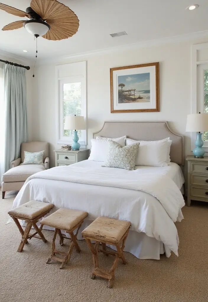 27 Ocean Themed Bedroom for Teens Ideas That Feel Calm and Coastal - 5. Ocean-Inspired Furniture
