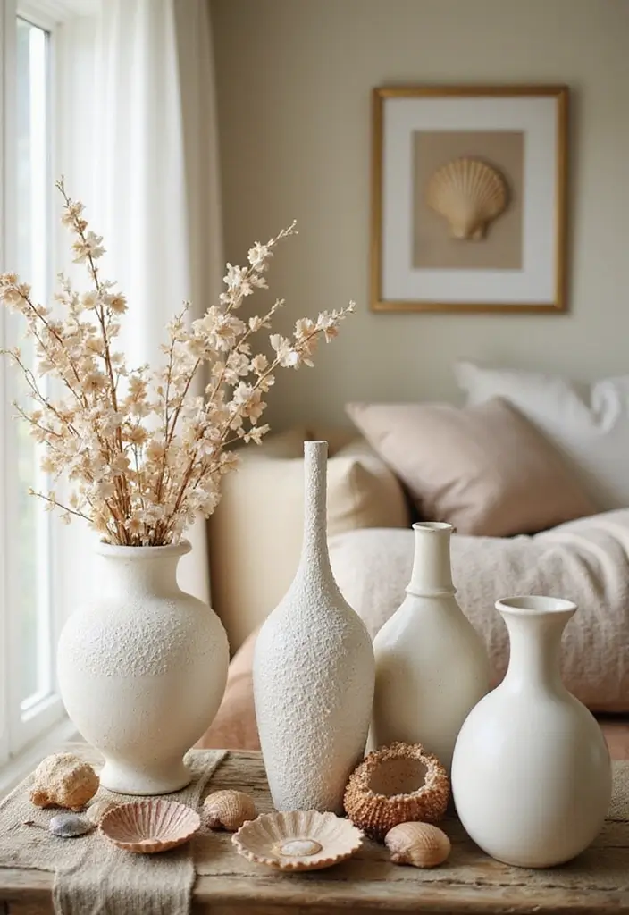 27 Ocean Themed Bedroom for Teens Ideas That Feel Calm and Coastal - 6. Shell and Starfish Decor