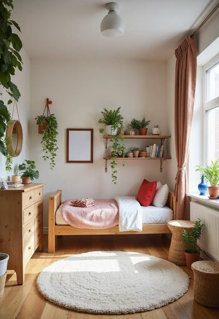 27 Red White and Blue Bedroom Ideas That Look Bold and Patriotic - 21. Natural Elements