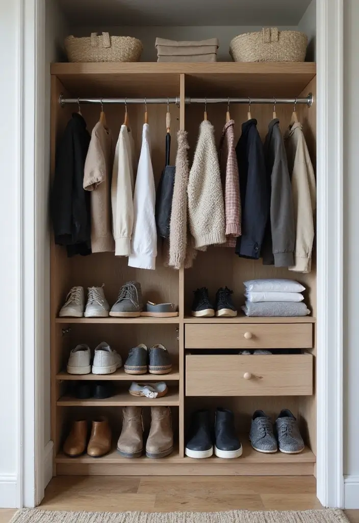 27 Small Closet Organization Bedroom Ideas That Keep Things Tidy - 17. Organize by Category