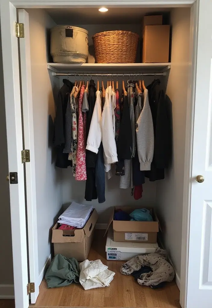 27 Small Closet Organization Bedroom Ideas That Keep Things Tidy - 23. Clean Out Regularly