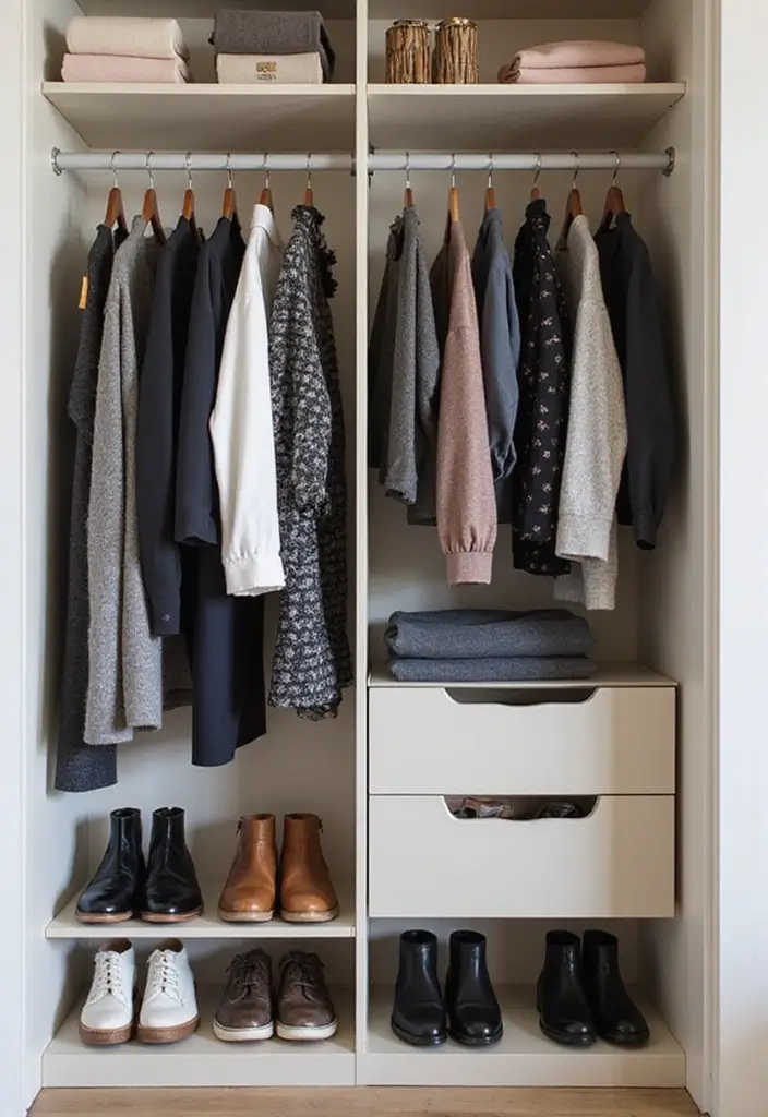 27 Small Closet Organization Bedroom Ideas That Keep Things Tidy - 25. Implement a ‘One In, One Out’ Rule