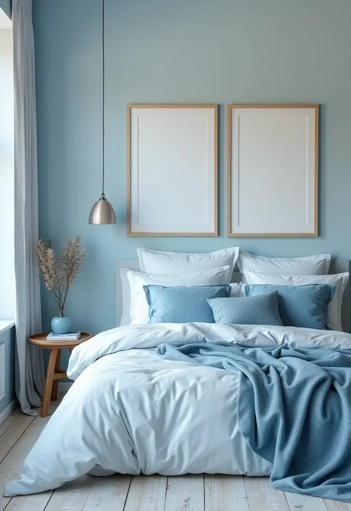 28 Band Posters on Wall Bedroom Ideas That Feel Edgy and Fun - 14. Monochromatic Motif