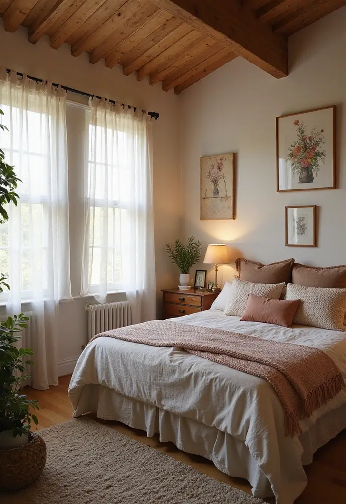 28 Bedroom 4x4 Interior Design Ideas That Feel Cozy and Functional - 3. Cozy Textiles