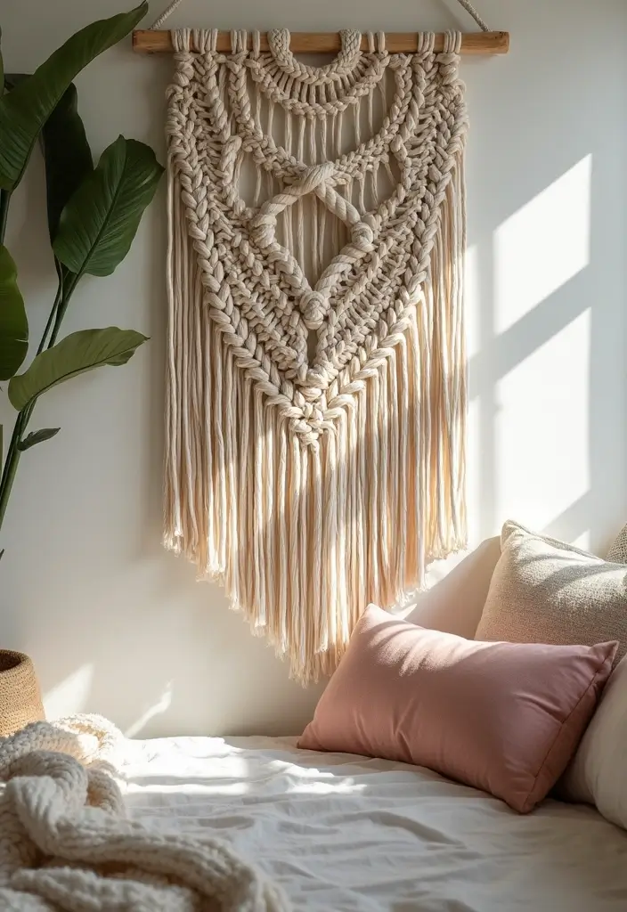 28 Bedroom Decor for Teens That's Trendy - 1. Macrame Wall Hangings