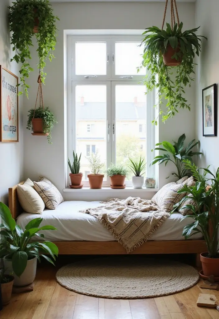 28 Bedroom Decor for Teens That's Trendy - 10. Plants and Greenery